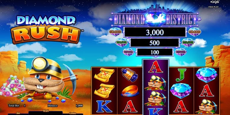 Uncover Hidden Gems in Diamond Rush Slot Game!